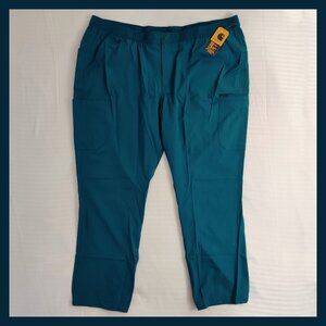 NWT Carhartt Force Modern Fit Twill Straight Leg Scrub Pants - Men's 2XL Short